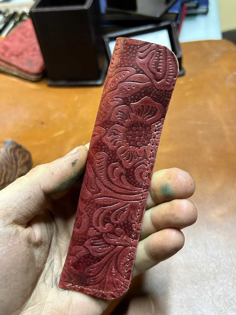 Tekli Kalem Kılıfı - Kırmızı